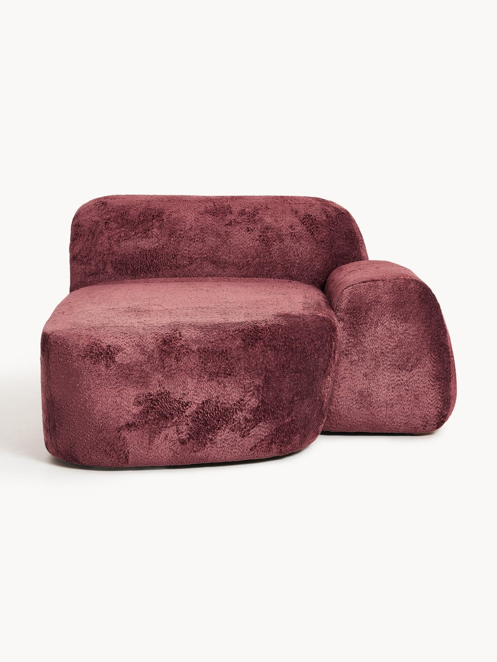 Wolke Teddy Bouclé-Chaise — Brown