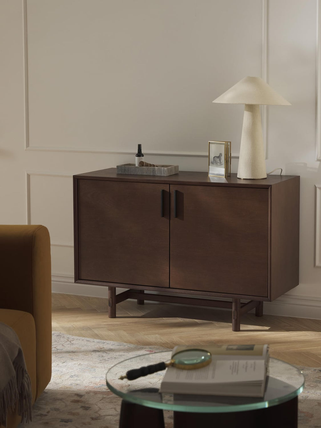 Diana Small Sideboard in Oak — Brown