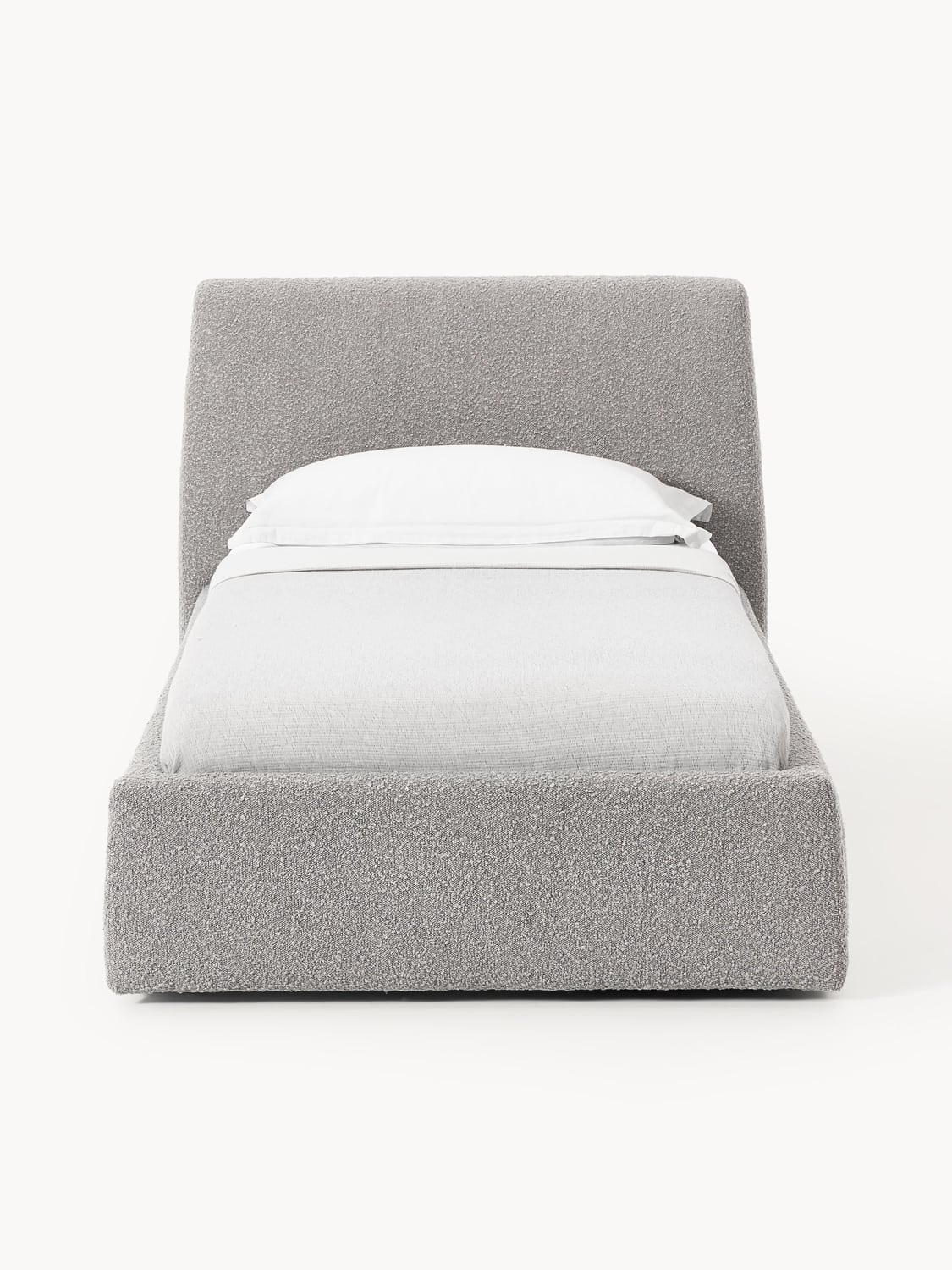 Cloud Bouclé-Single Bed — Oatmeal
