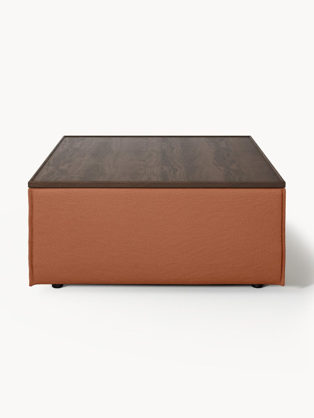 Lennon Sofa Ottoman with Storage — Caramel