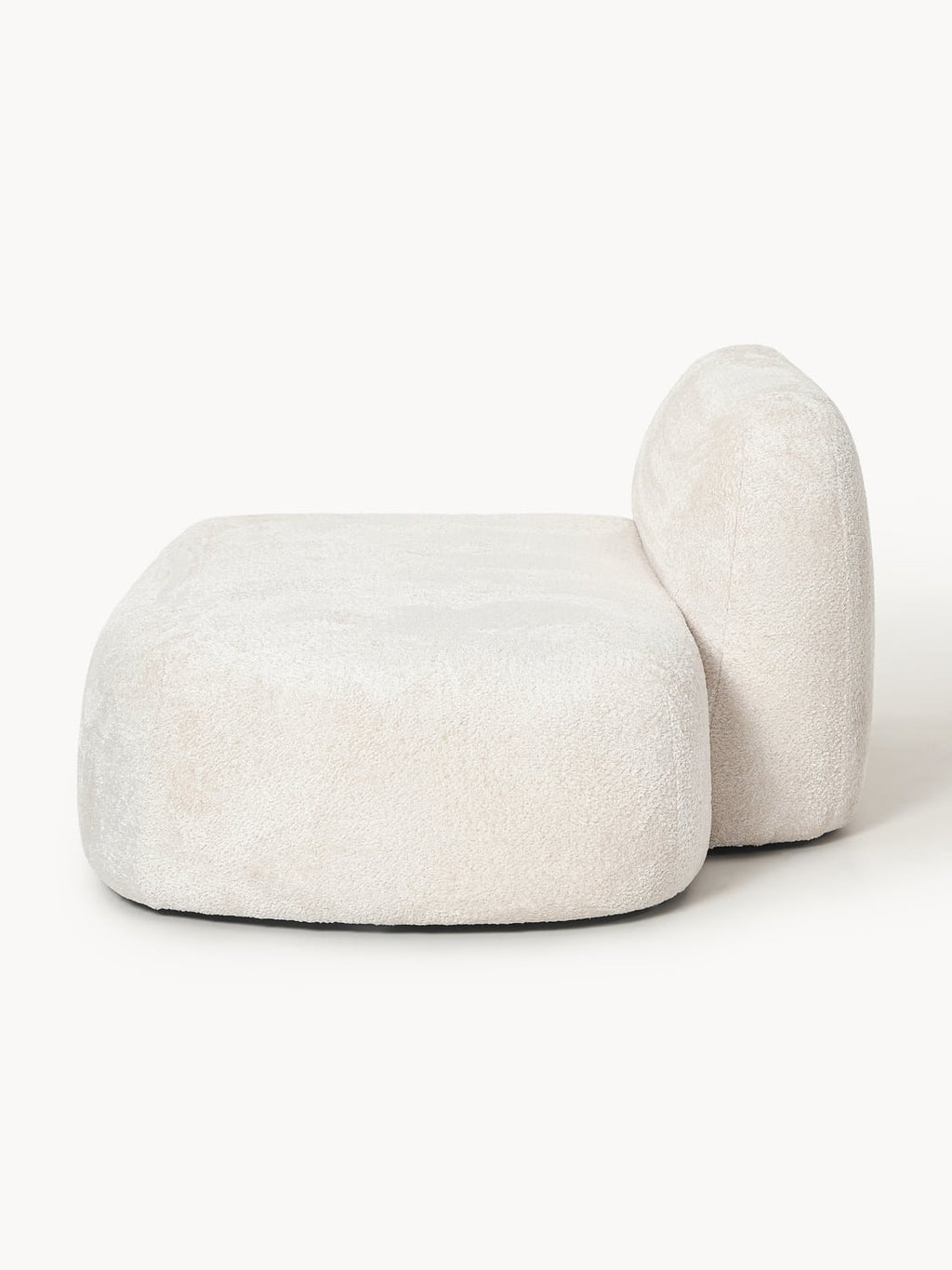 Wolke Teddy Bouclé-Chaise — Ivory