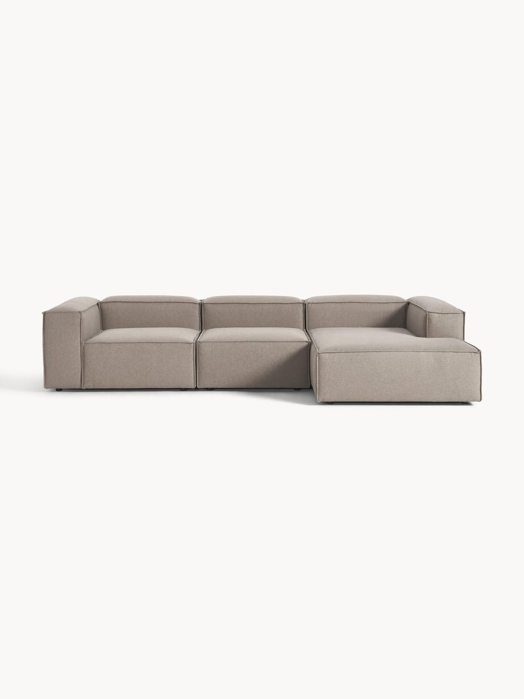 Lennon Modular Corner Sofa (4-seater) — Taupe
