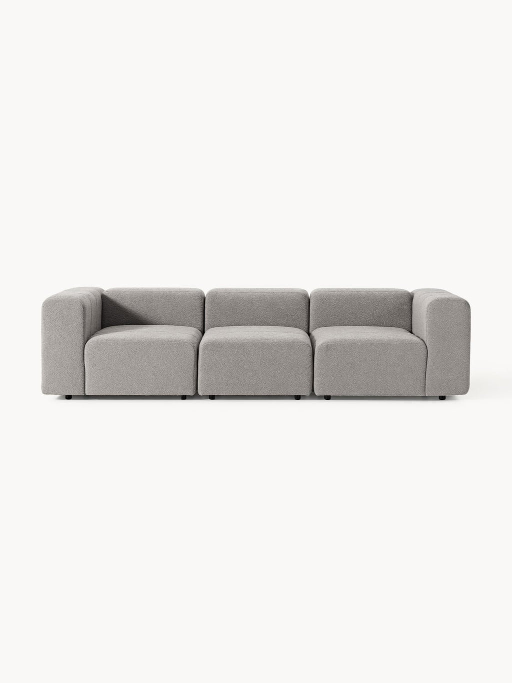 Lena Modular Bouclé Sofa (4-seater) — Taupe