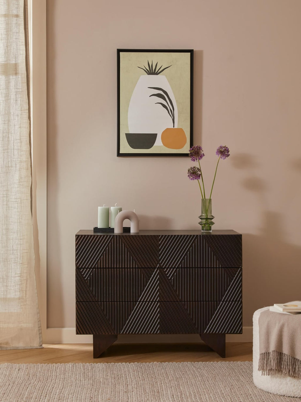 Louis Chest of Drawers in Mango Wood