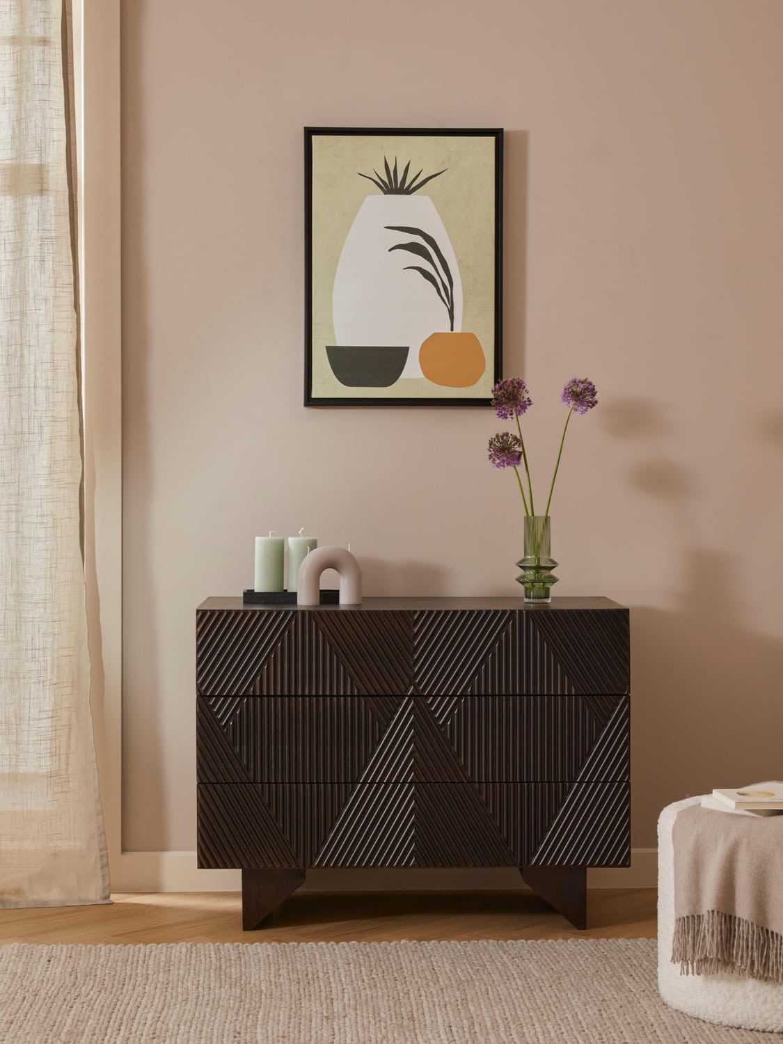Louis Chest of Drawers in Mango Wood