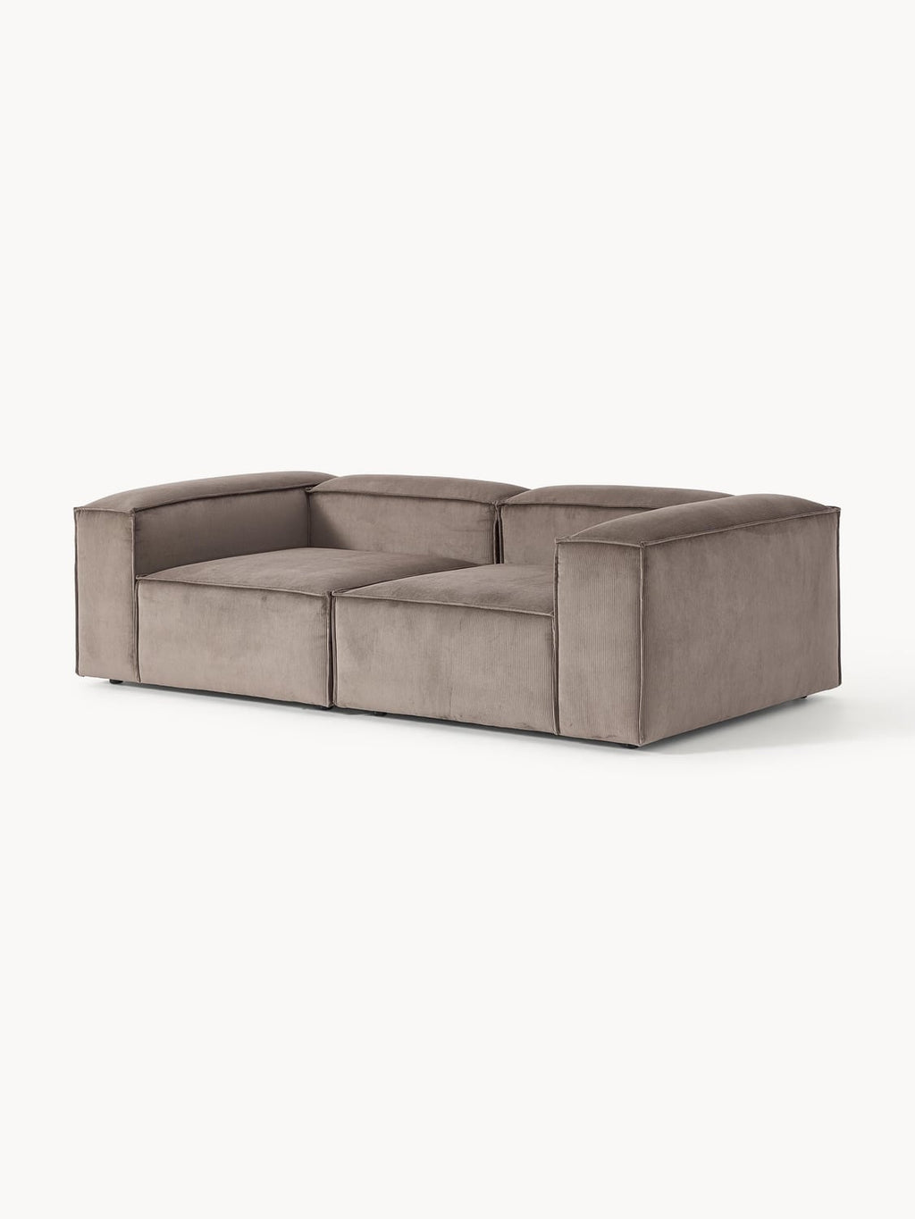 Lennon Modular Sofa (3-seater) in Corduroy — Mushroom