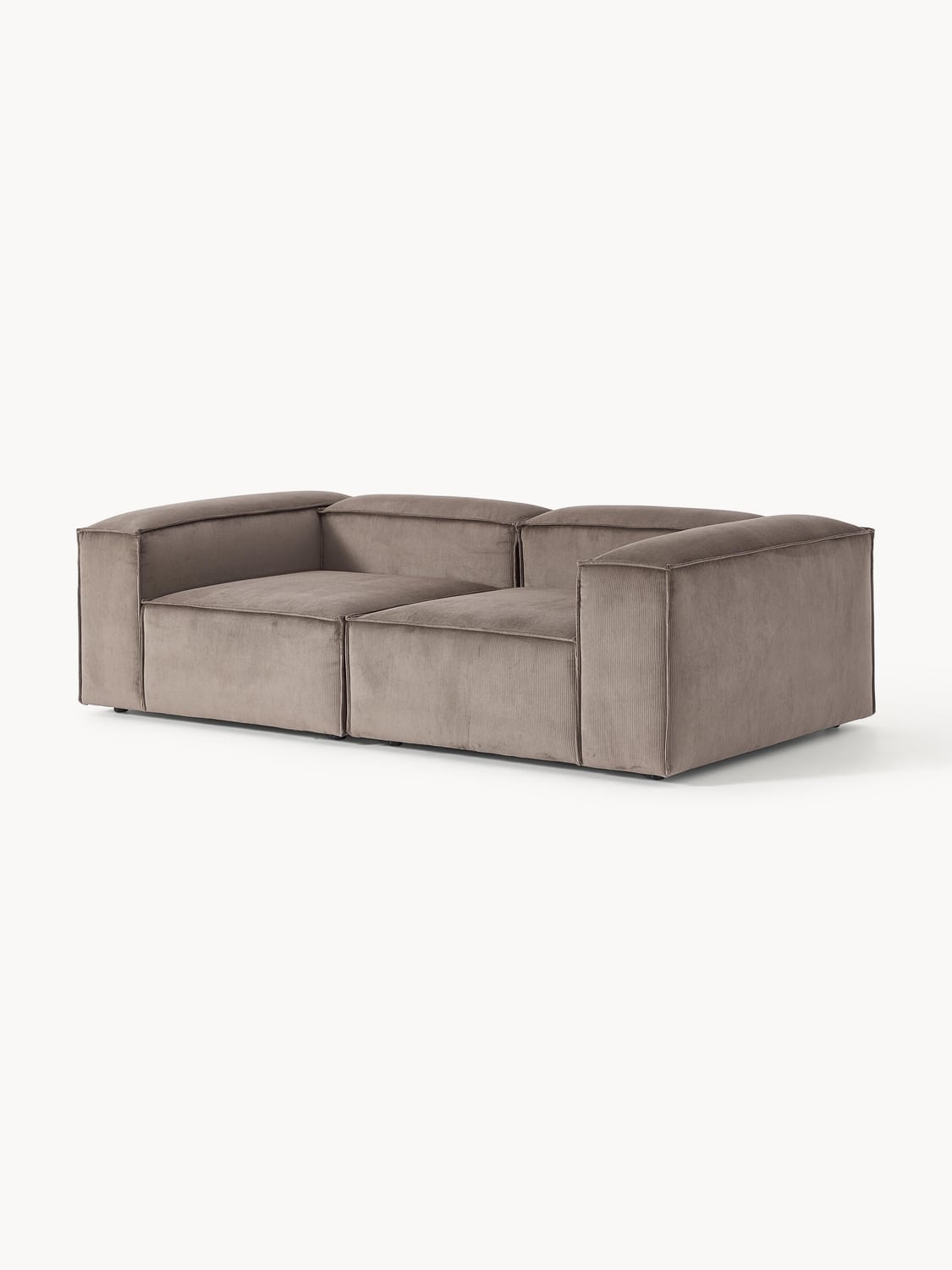 Lennon Modular Sofa (3-seater) in Corduroy — Mushroom