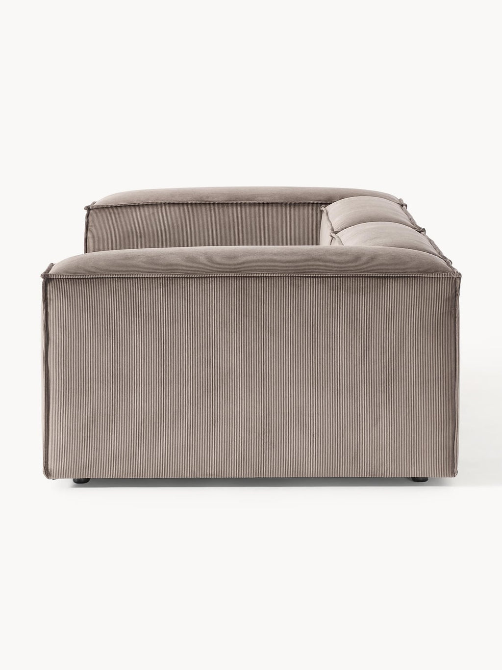Lennon Modular Sofa (3-seater) in Corduroy — Mushroom