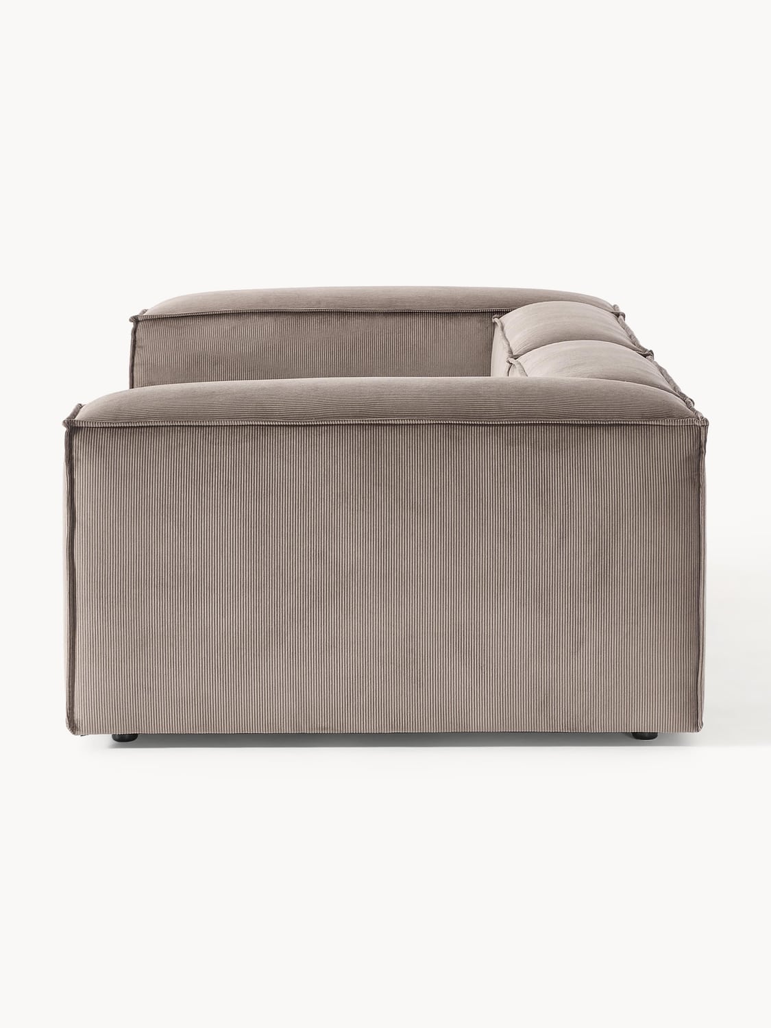 Lennon Modular Sofa (3-seater) in Corduroy — Mushroom