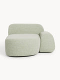 Wolke Bouclé-Chaise-Corner Module — Oatmeal