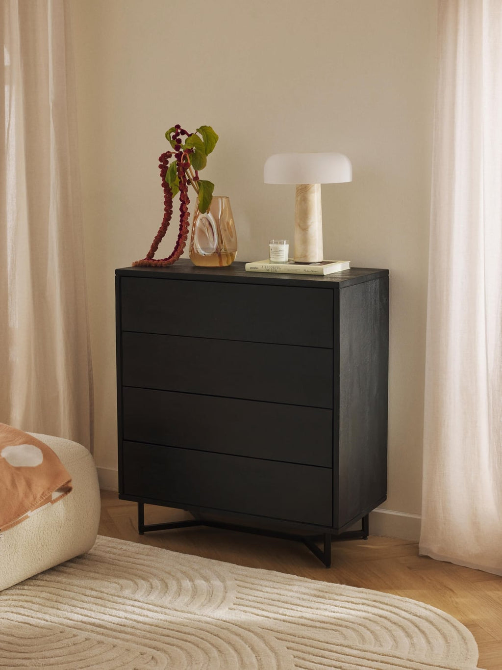 Luca Chest of Drawers in Mango Wood