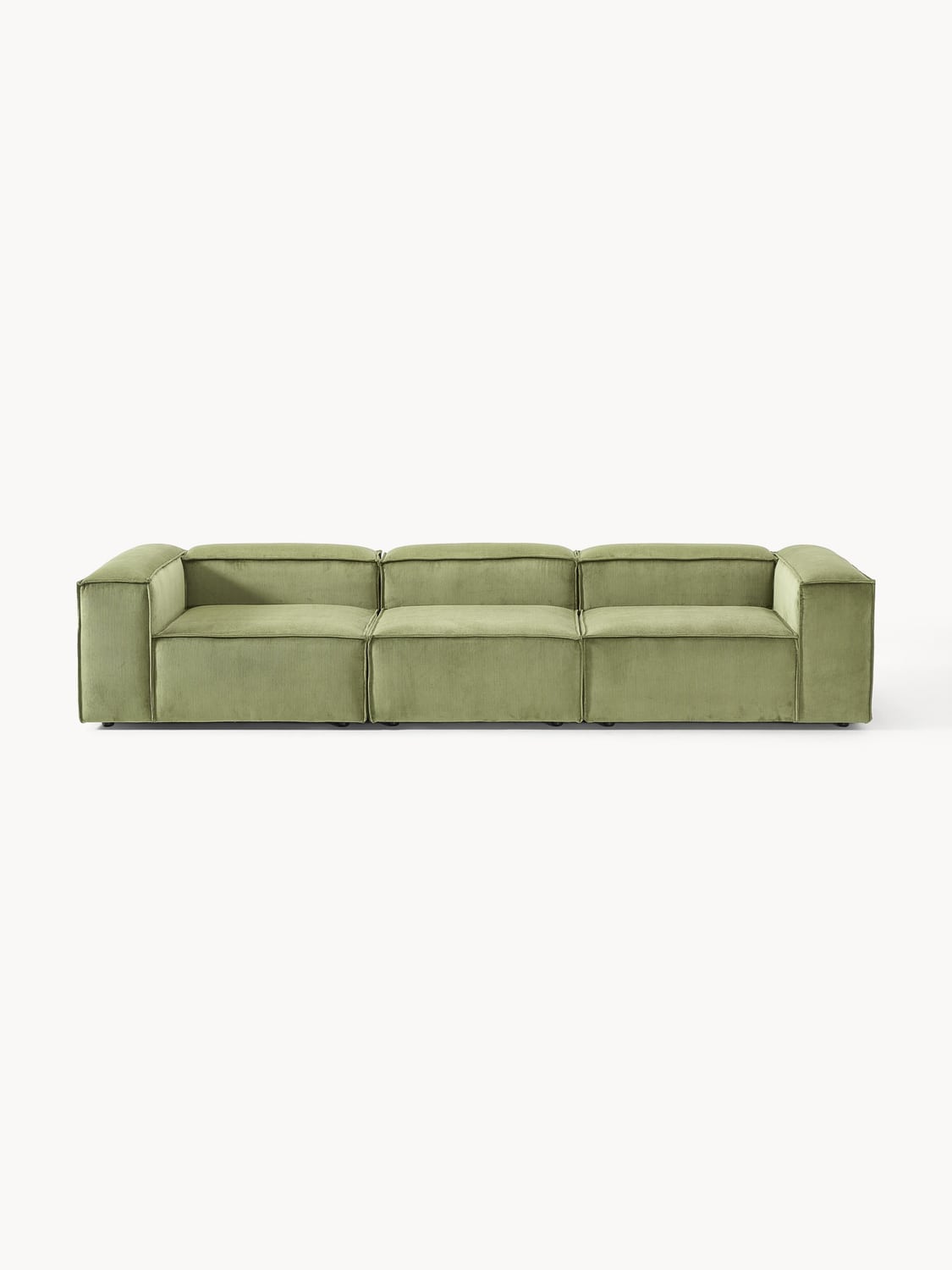 Lennon Modular Sofa (4-seater) in Corduroy — Mushroom