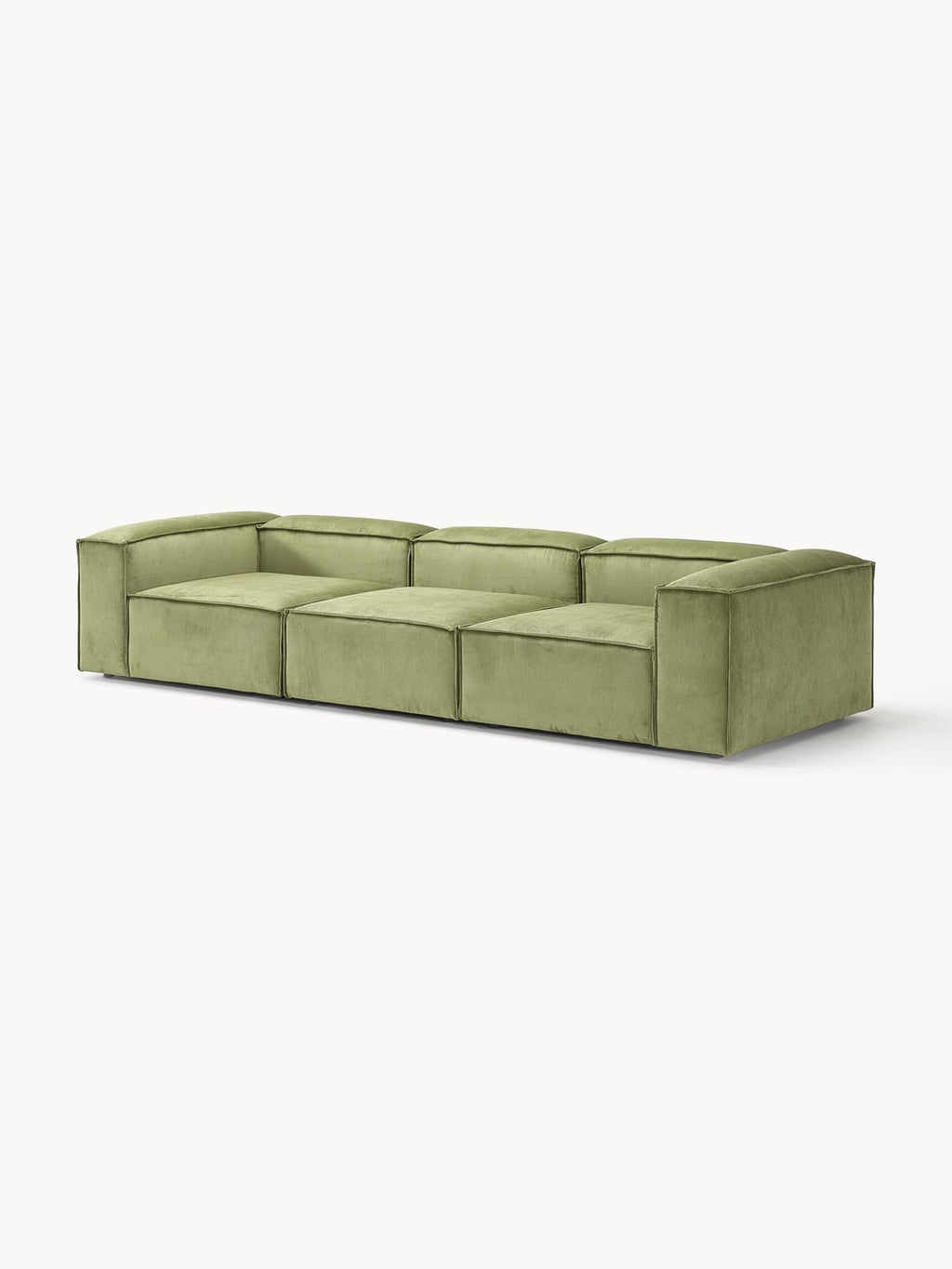 Lennon Modular Sofa (4-seater) in Corduroy — Mushroom