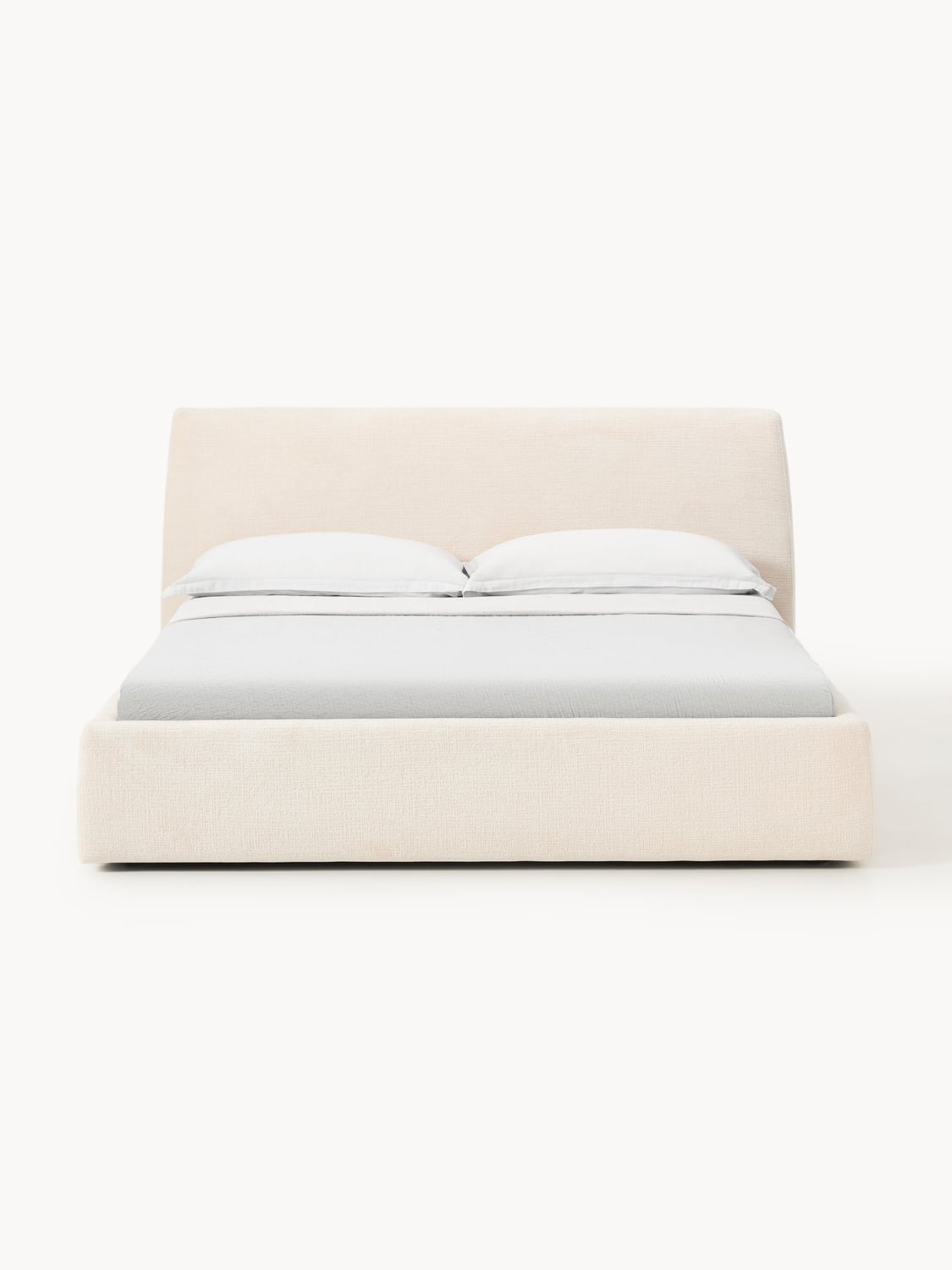 Cloud Upholstered Bed — Off-White