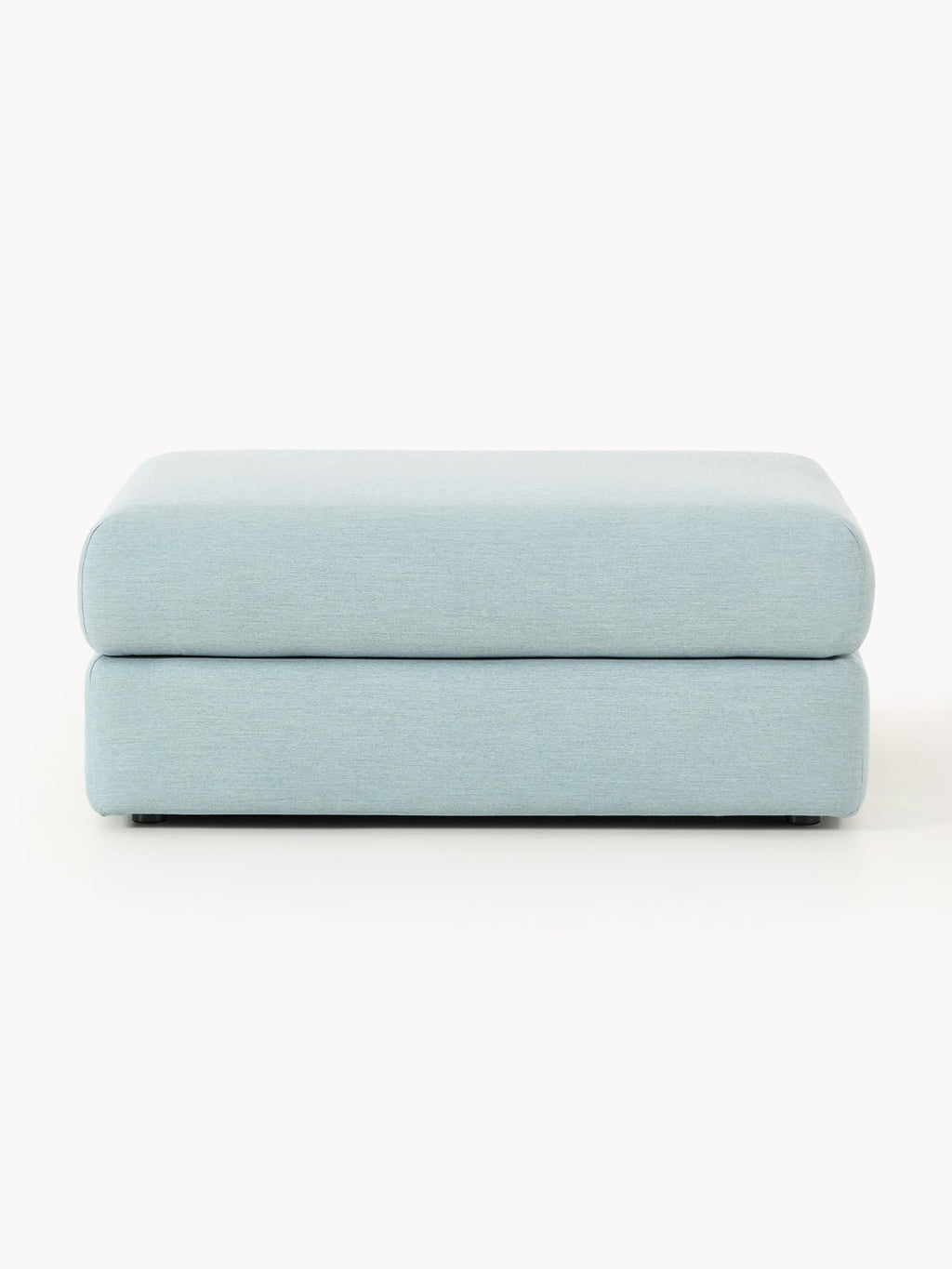 Rabea Garden Ottoman — Light Blue