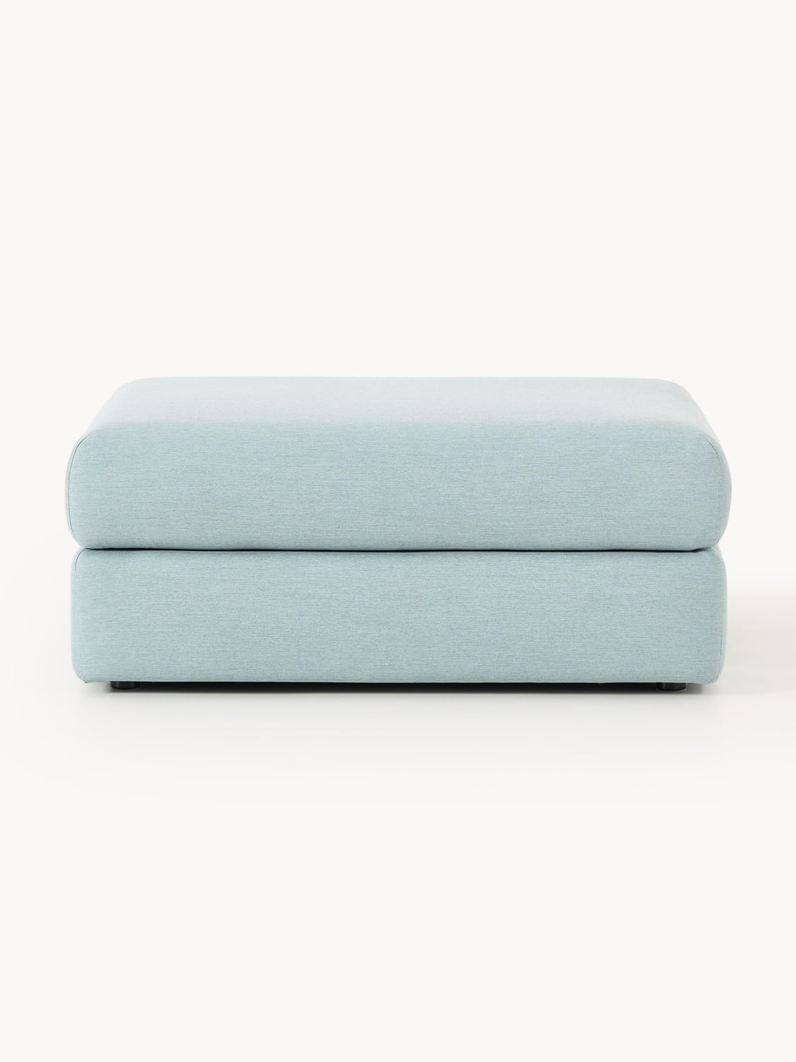 Rabea Garden Ottoman — Light Blue