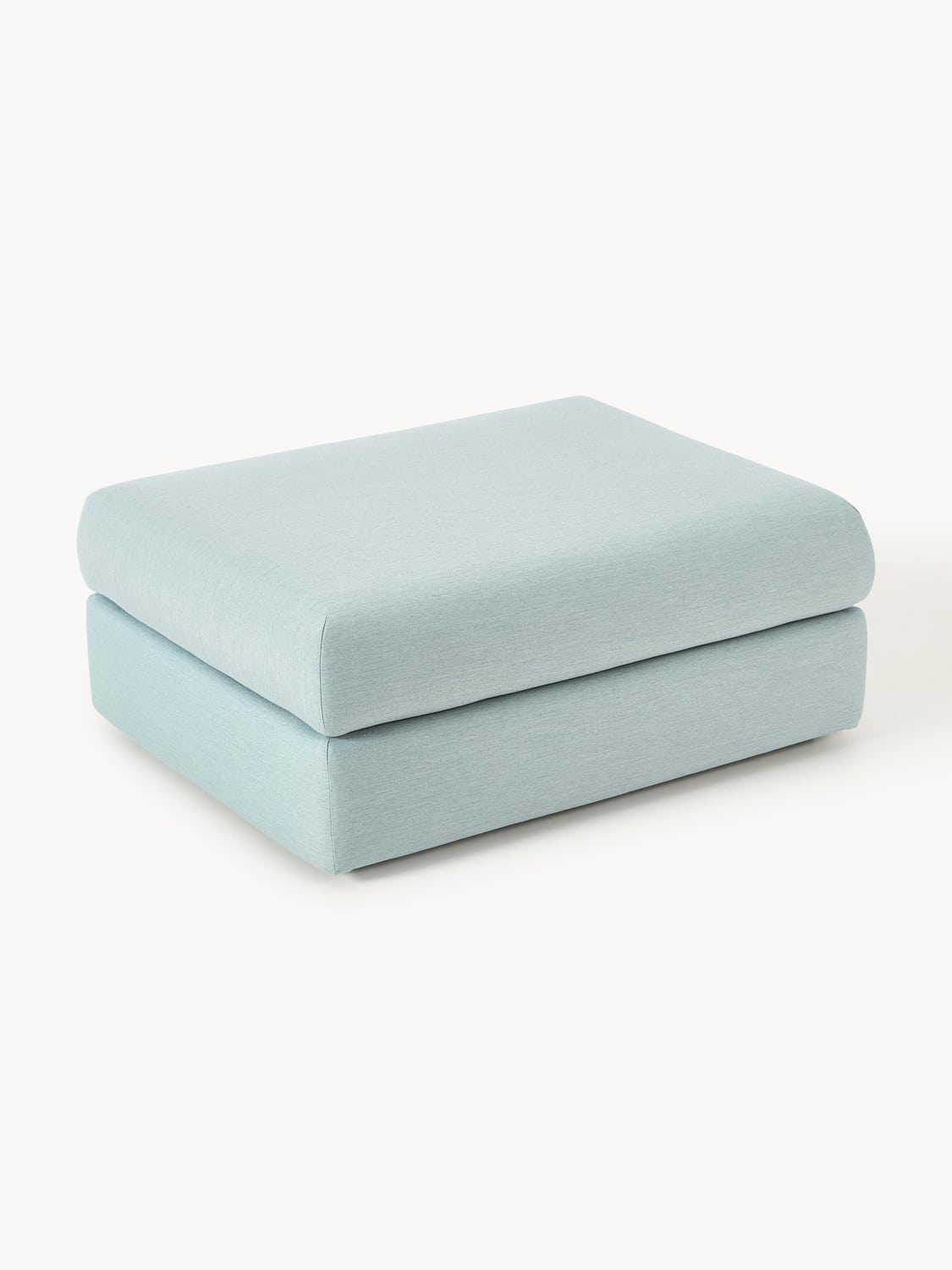 Rabea Garden Ottoman — Light Blue