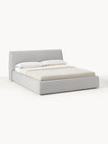 Cloud Upholstered Bed with Storage — Mist Grey