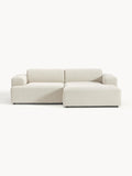Melva Corner Sofa (3-seater) — Pearl Grey