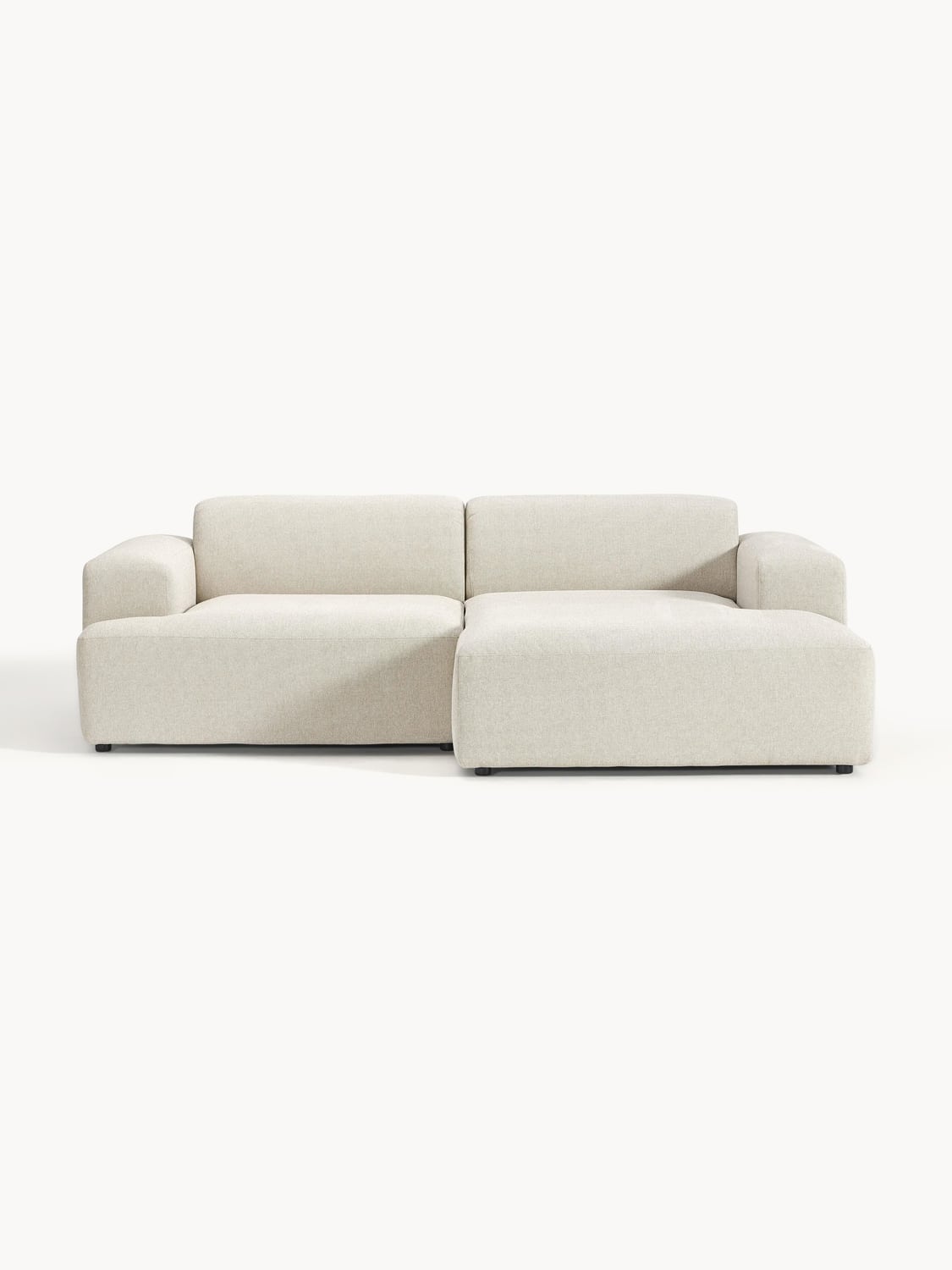 Melva Corner Sofa (3-seater) — Pearl Grey