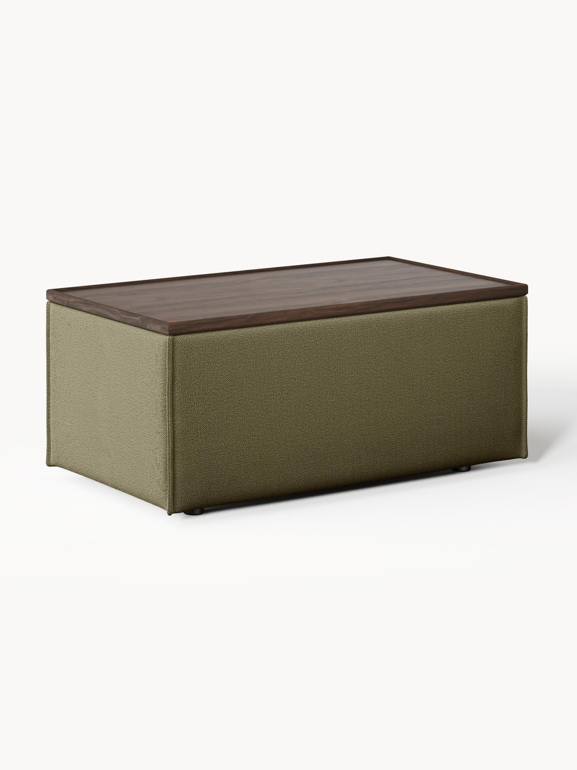 Lennon Sofa Ottoman with Storage — Brown