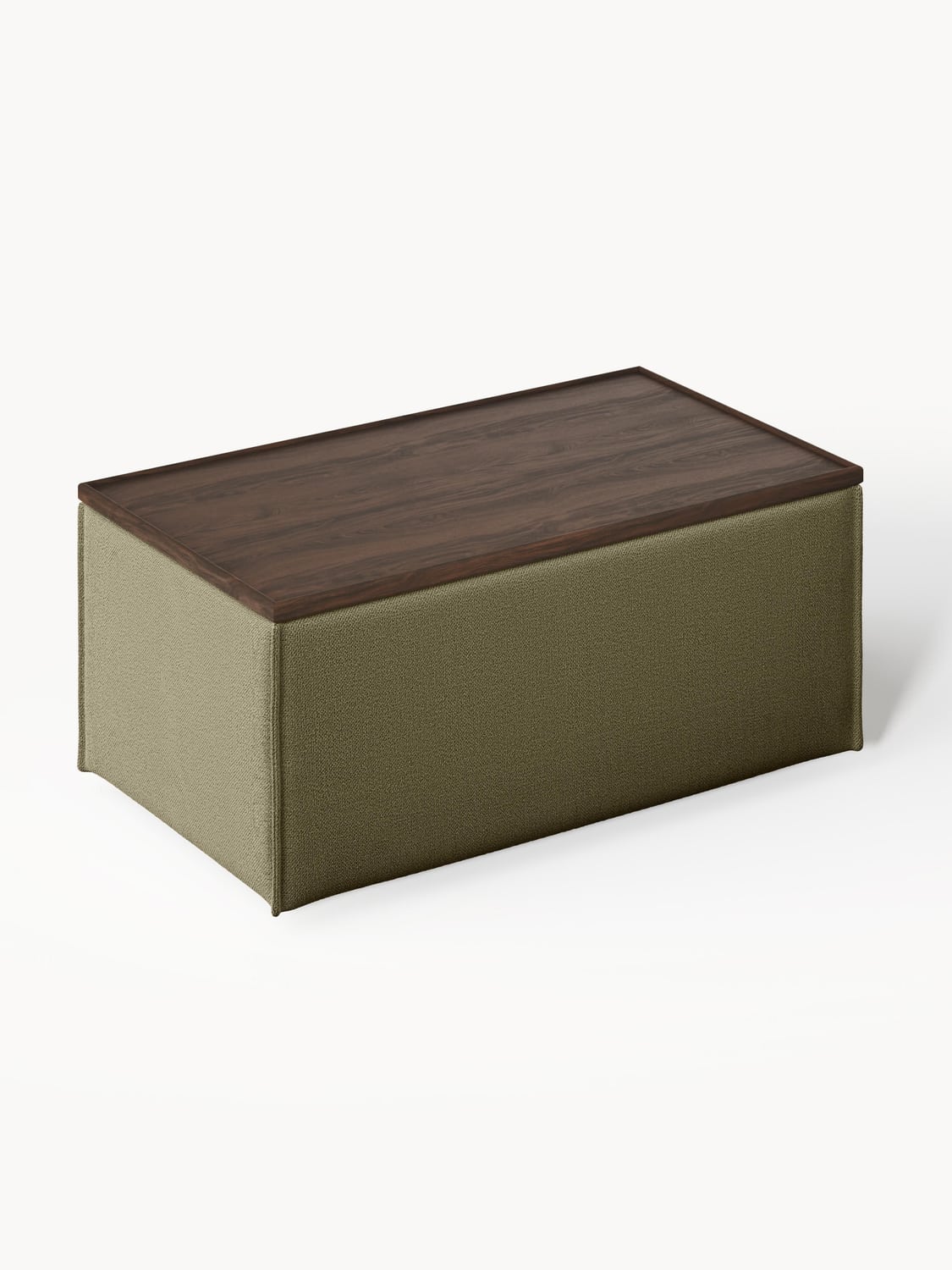 Lennon Sofa Ottoman with Storage — Brown