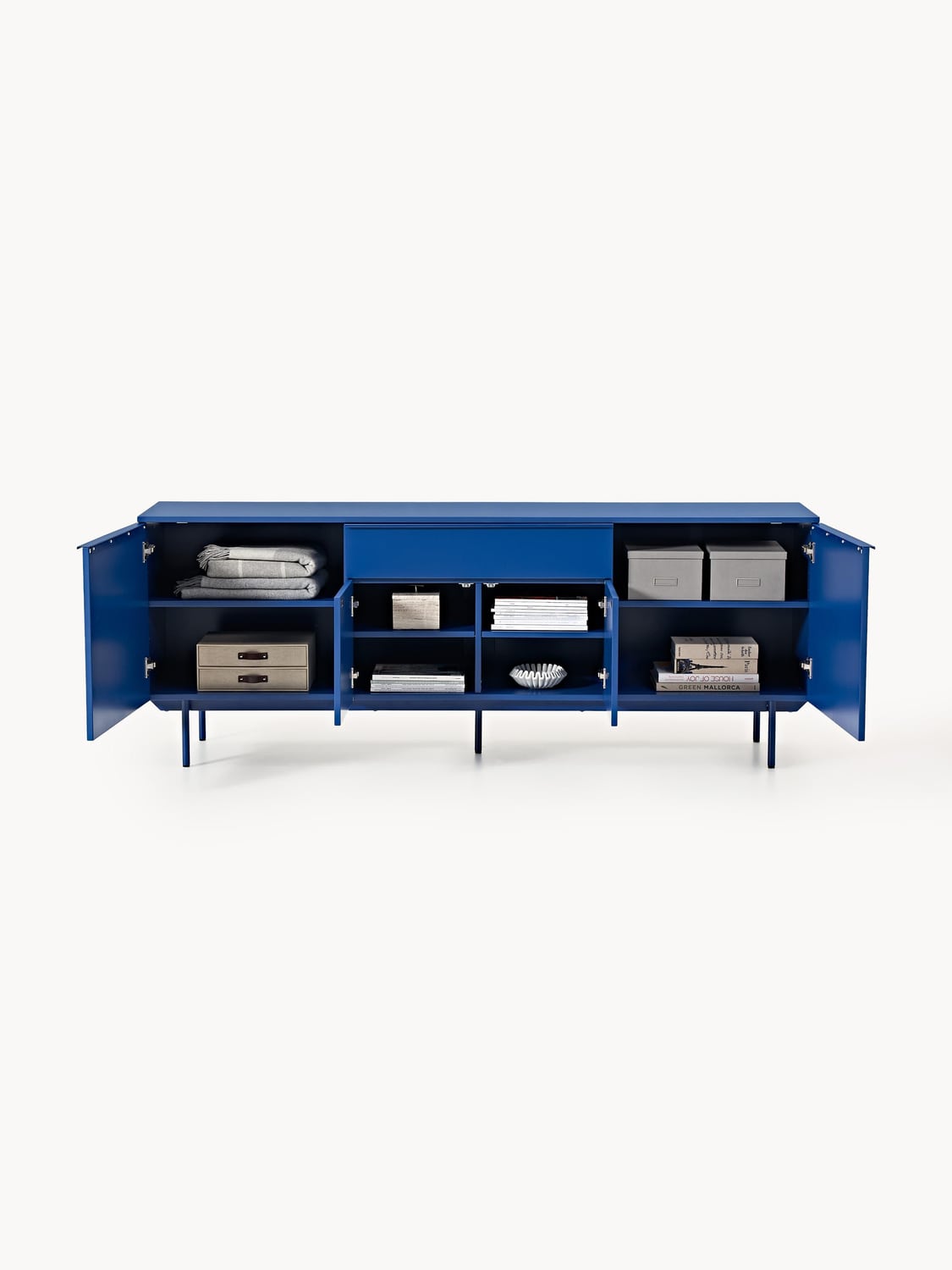 Elona Wooden Sideboard — Blue