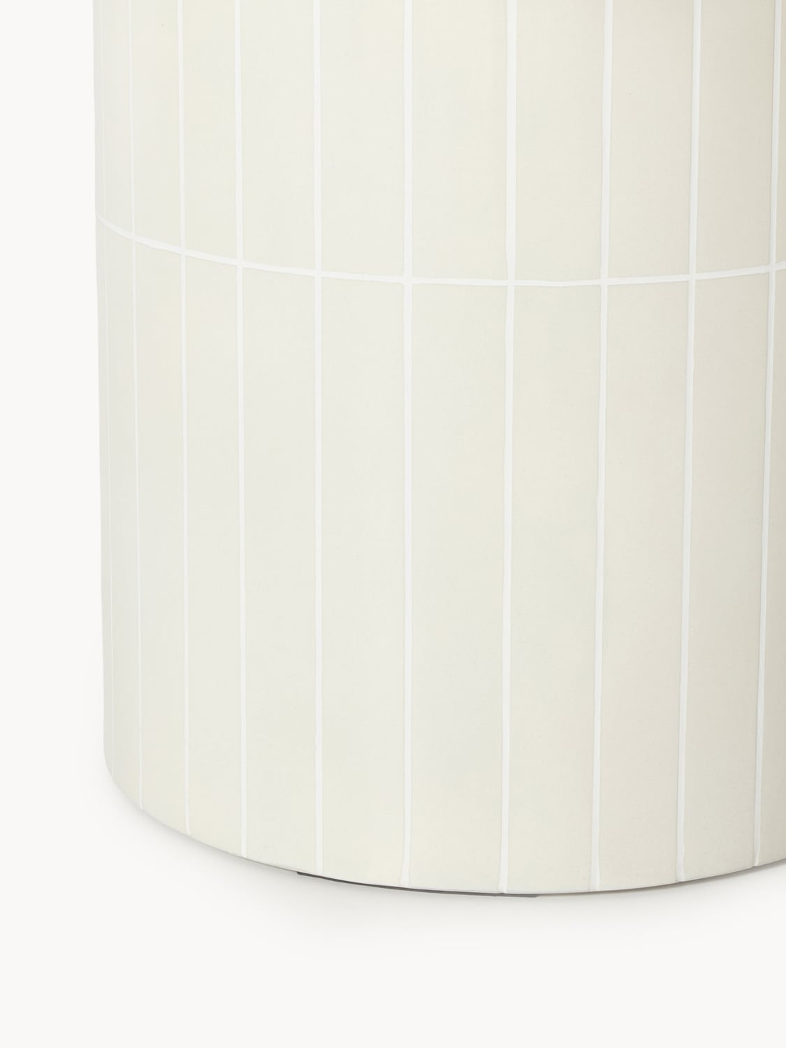 Saya Round Garden Dining Table, Ø 120 cm — Off-White
