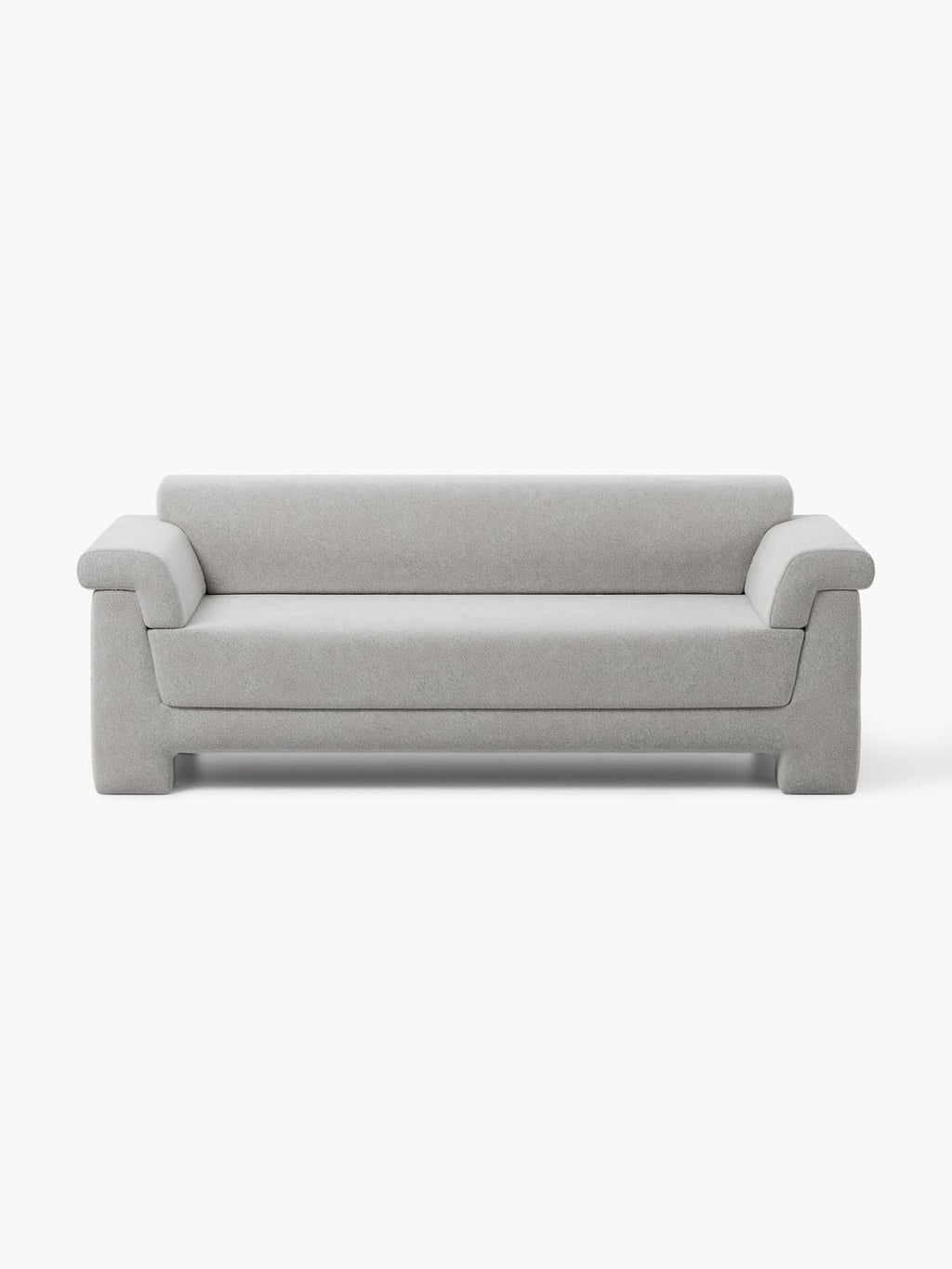 Atlas Bouclé Sofa (2-seater) — Grey