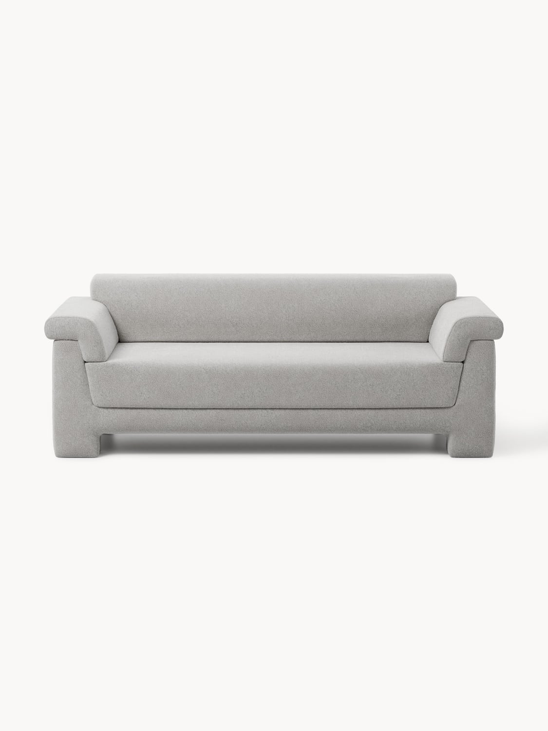 Atlas Bouclé Sofa (2-seater) — Grey
