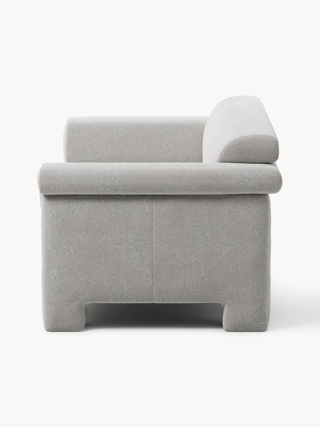 Atlas Bouclé Sofa (2-seater) — Grey