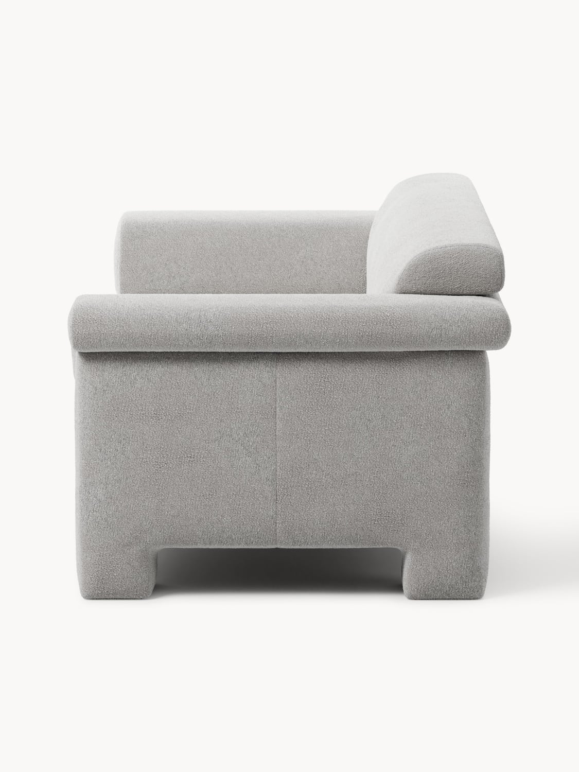 Atlas Bouclé Sofa (2-seater) — Grey