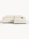 Melva Corner Sofa (3-seater) — Light Grey