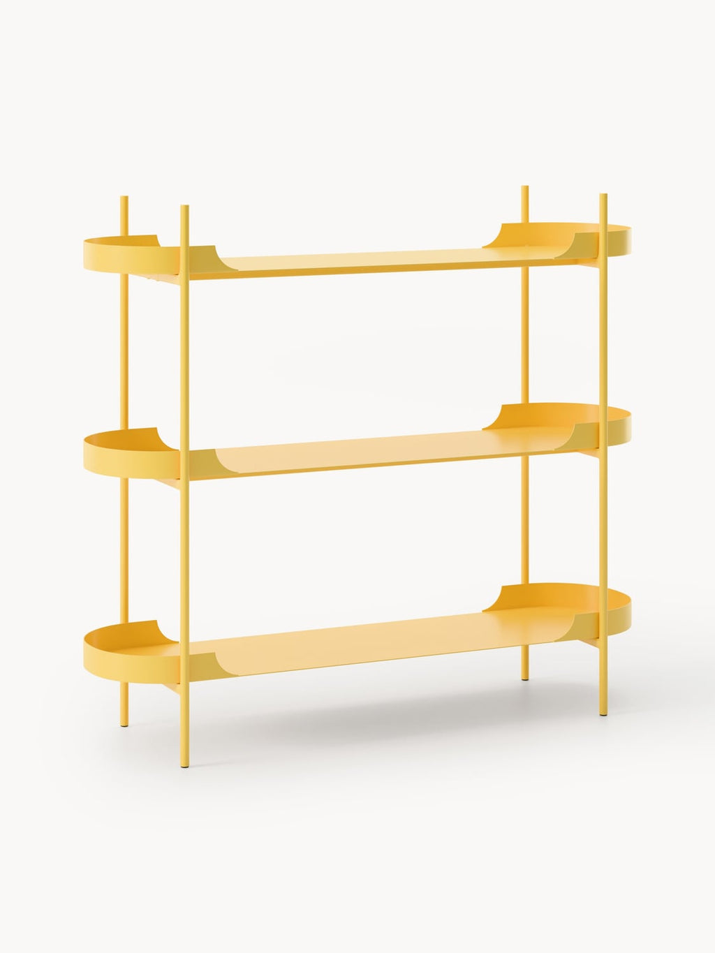 Taru Metal-Shelving Unit — Beige