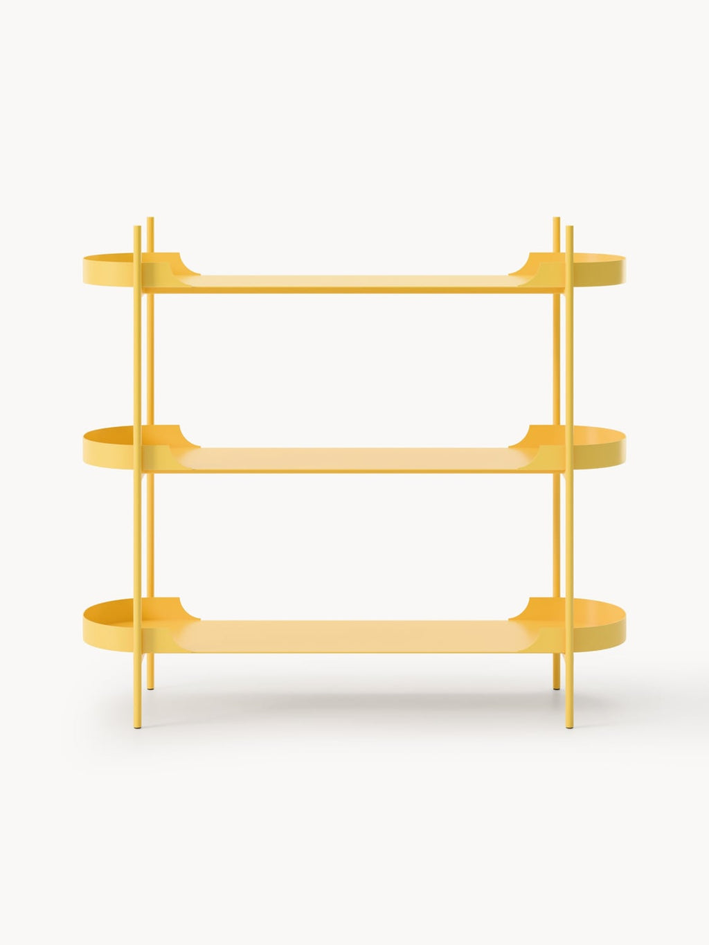 Taru Metal-Shelving Unit — Beige