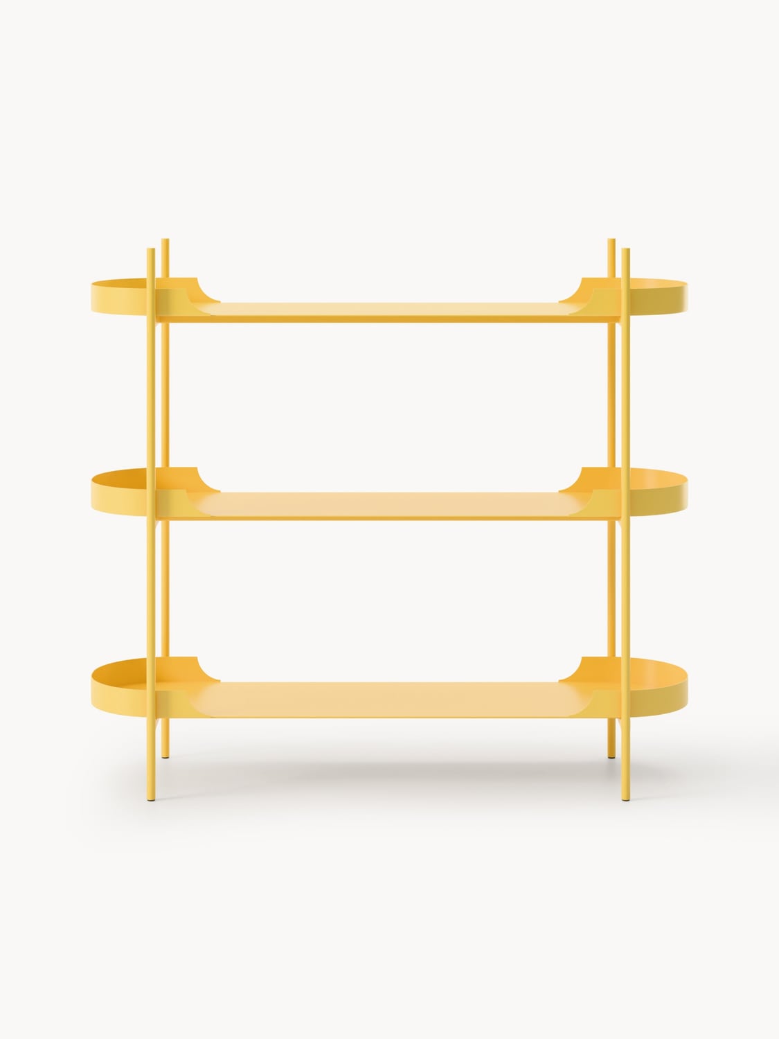 Taru Metal-Shelving Unit — Beige
