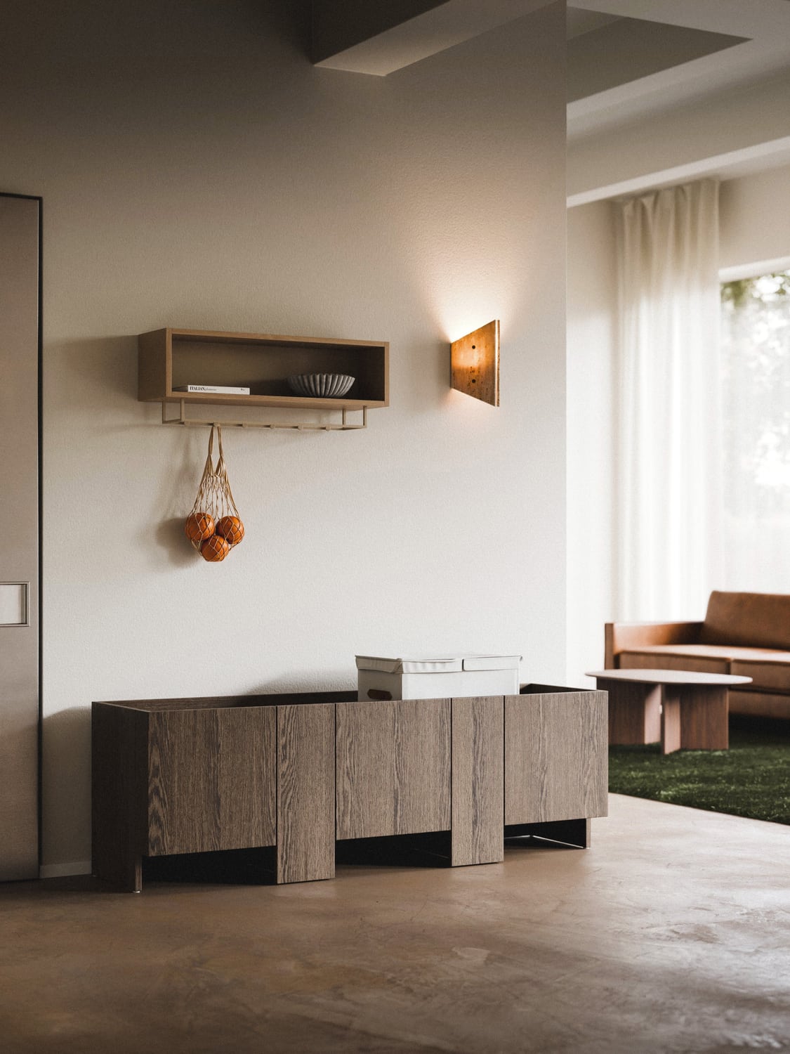 Arden Wood-TV-Lowboard — Chocolate