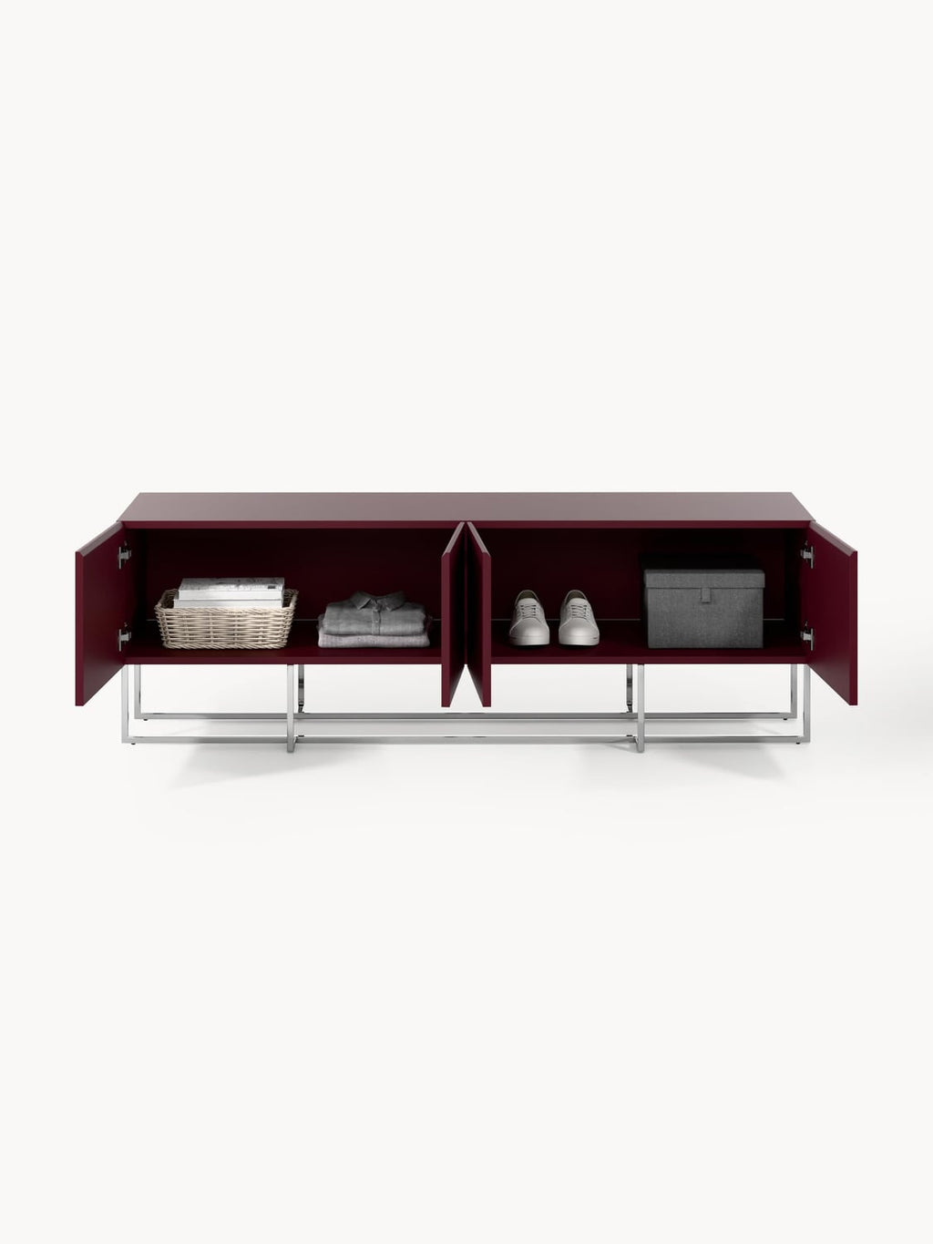Joe Wood-TV-Lowboard — Dark Grey