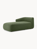 Sofia Bouclé-Chaise-Corner Module — Green