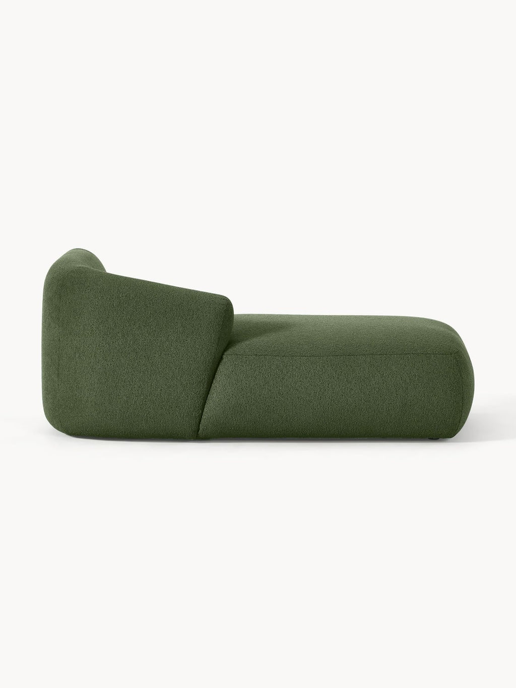 Sofia Bouclé-Chaise-Corner Module — Green