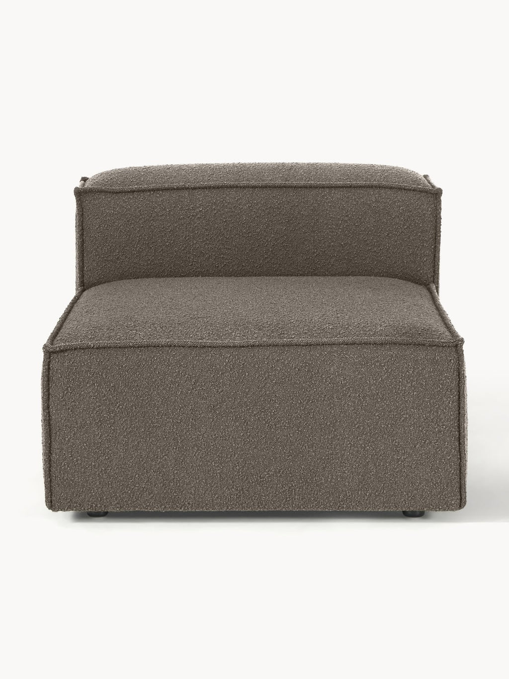 Lennon Middle Module in Bouclé — Dark Grey