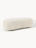 Alba XL-Ottoman in Teddy Bouclé — Light Grey