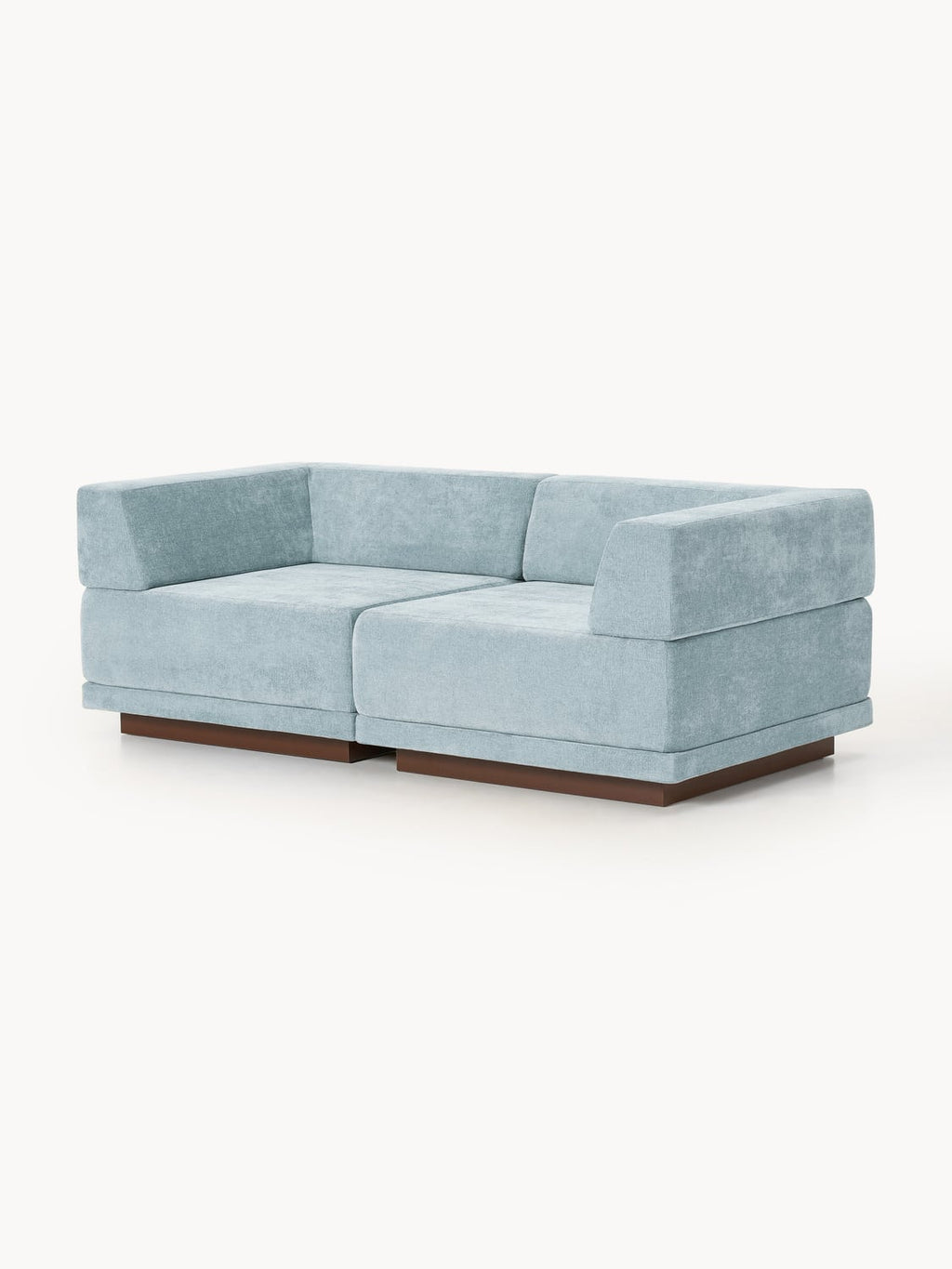 Colin Modular Sofa (2-seater) — Light Blue