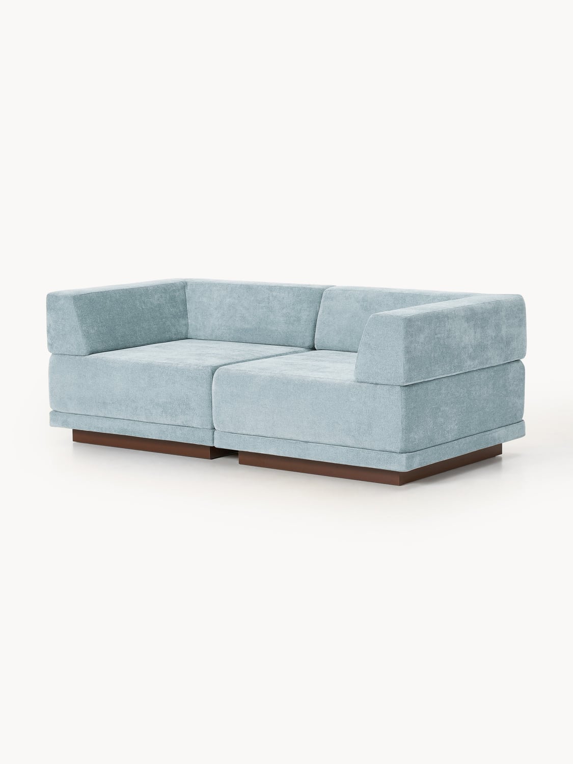 Colin Modular Sofa (2-seater) — Light Blue