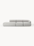 Sofia Modular Bouclé-Chaise (2-seater) — Light Grey