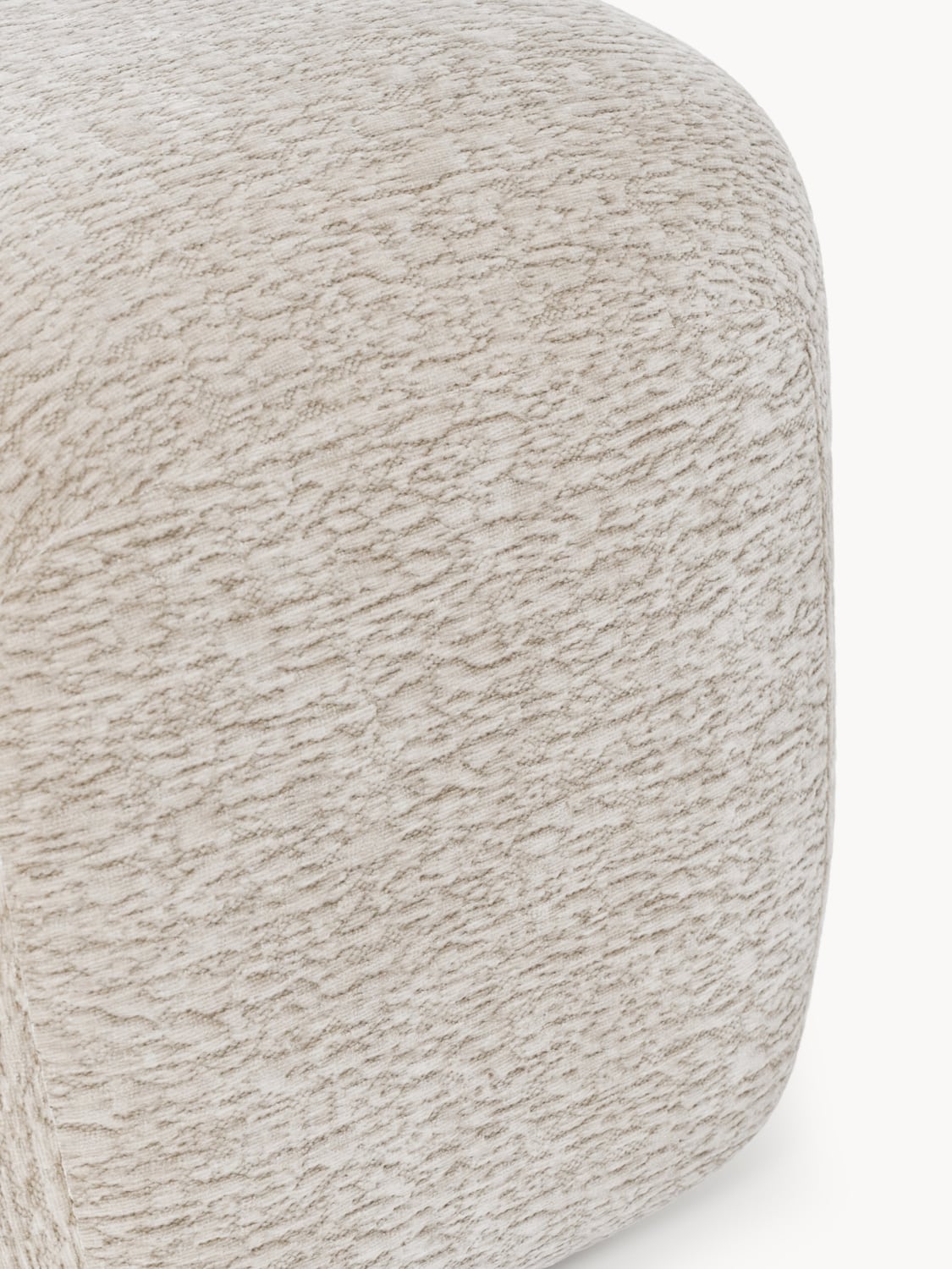 Wolke Tall Sofa Ottoman — Warm Grey