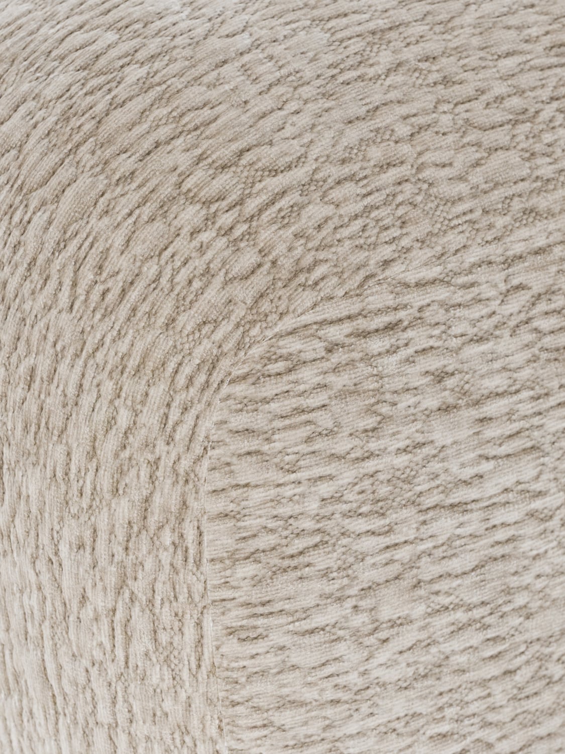 Wolke Tall Sofa Ottoman — Warm Grey