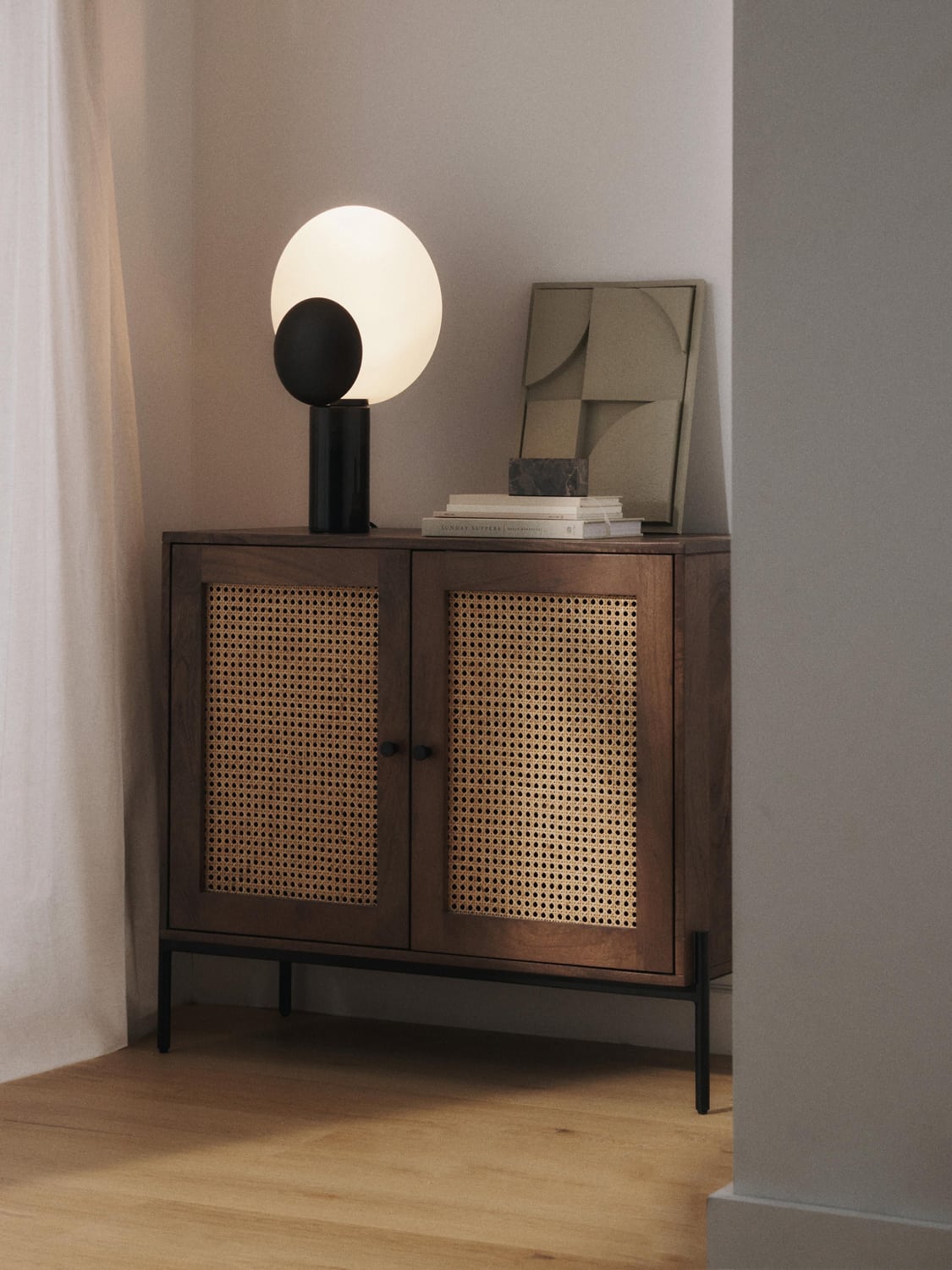 Vienna Sideboard with Viennese Cane — Camel