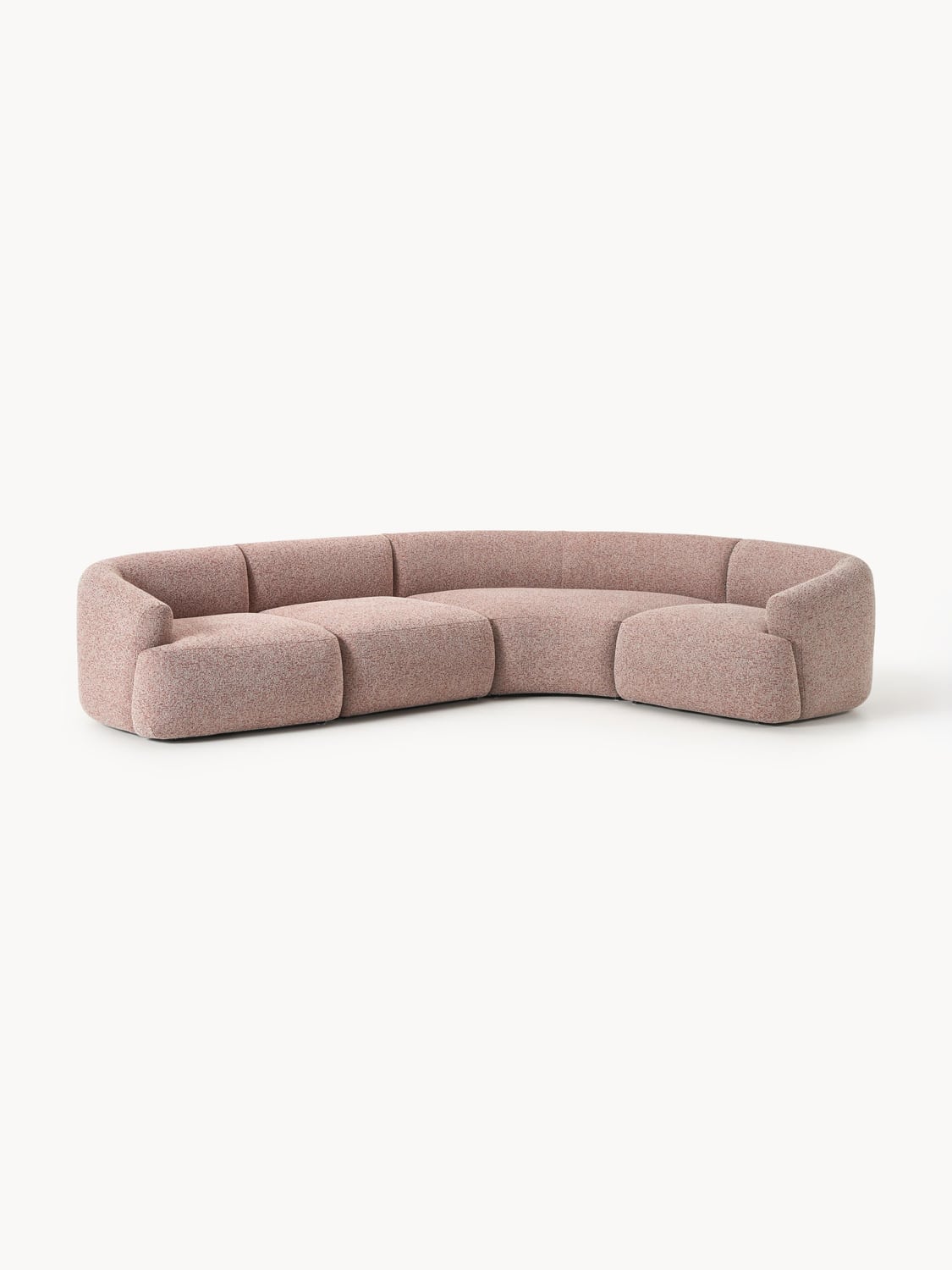 Sofia Modular Bouclé Corner Sofa (4-seater) — Greige