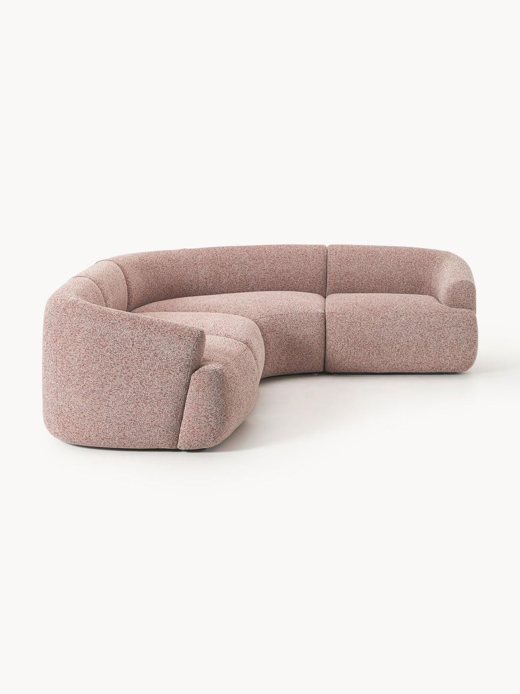 Sofia Modular Bouclé Corner Sofa (4-seater) — Greige